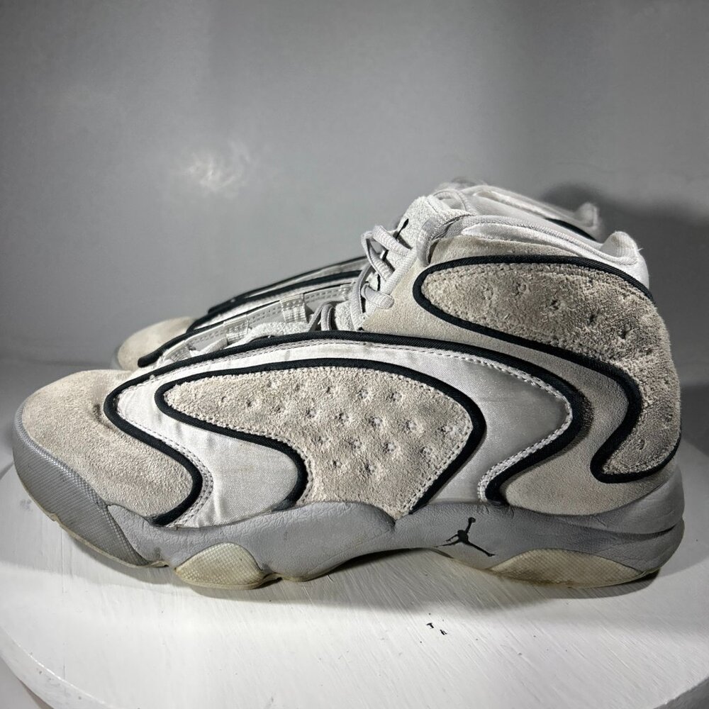 Nike Air Jordan OG Tech Womens Basketball Shoes Size 8.5 Gray Sneakers Gym Retro